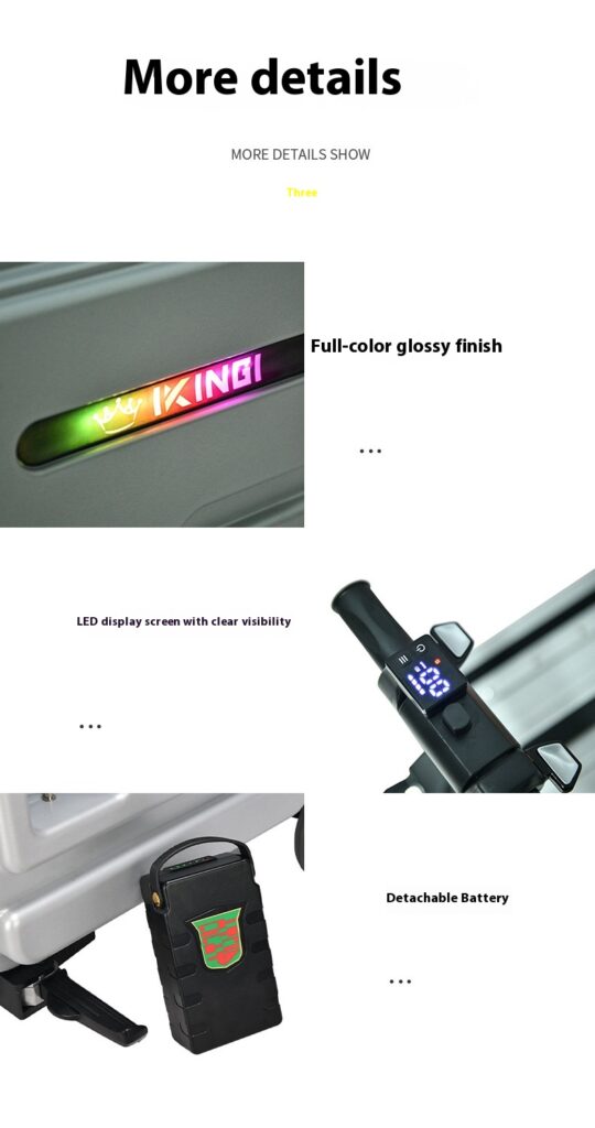 Multifunctional Smart Boarding Bag Riding Suitcase