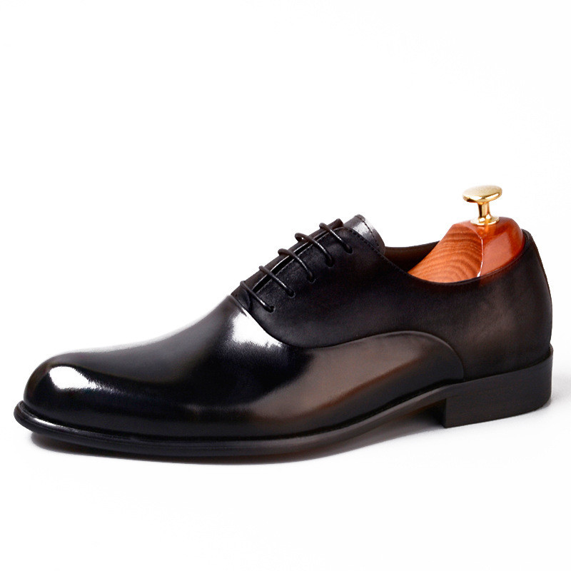 Vintage British Business Mens Formal Leather Shoes - Image 14