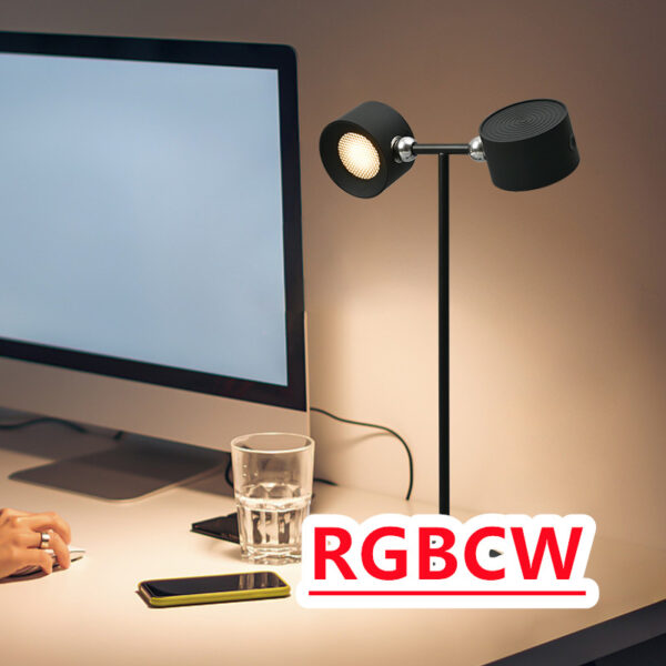 Magnetic Touchable LED USB Rechargeable Table Lamp 360 Rotate Cordless Remote Control Desk Lights Home Bedroom Wall Night Lamp - Image 11