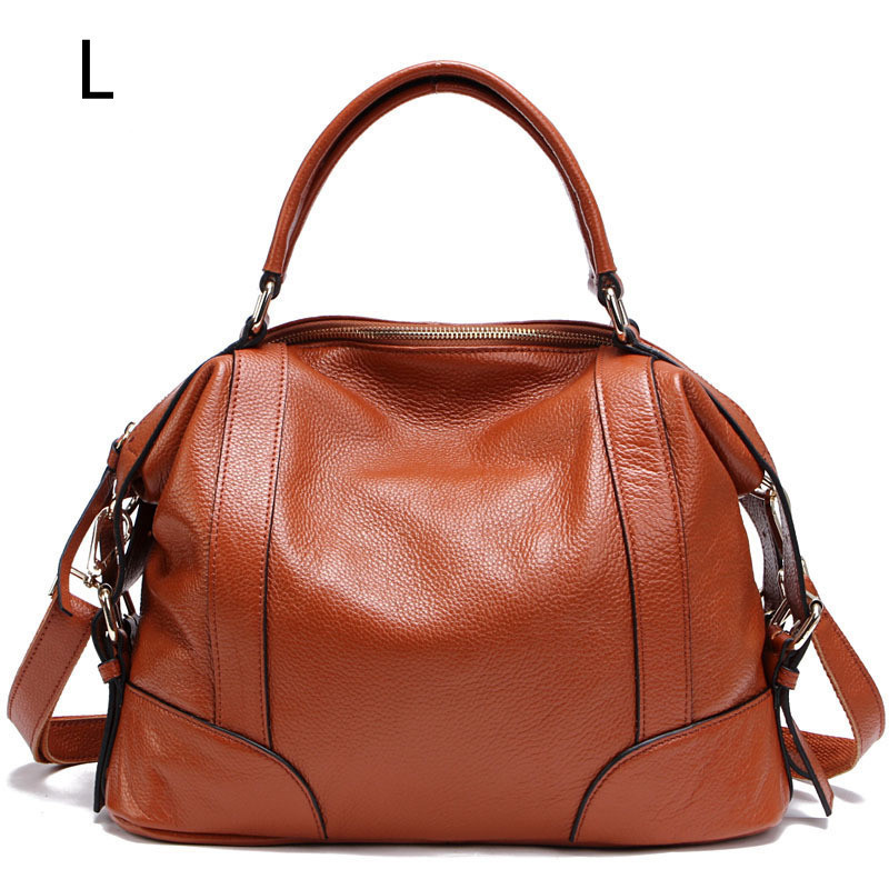 European And American Leather Top Layer Cowhide Bag For Ladies - Image 1