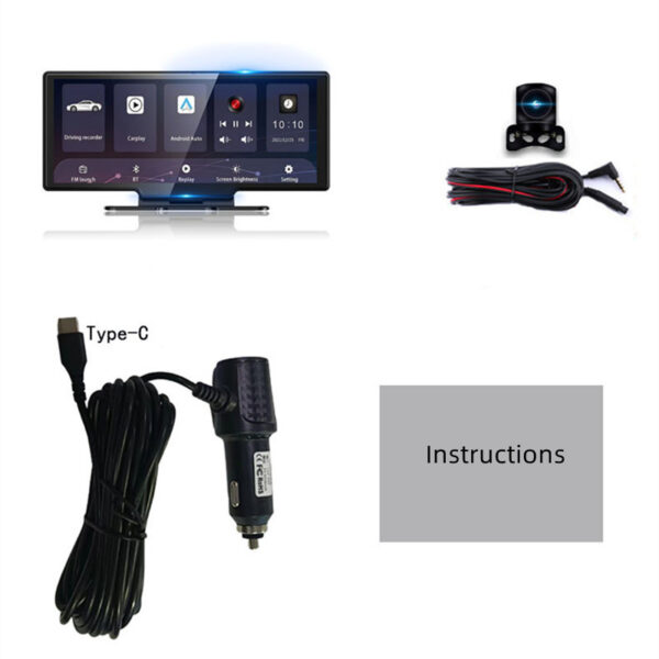 2.5K High-definition Mobile Phone Screen Projection Driving Recorder Reversing Image Voice Control - Image 3