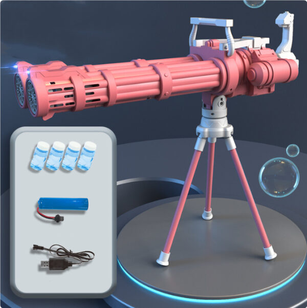 Super Big Double-Tube Bubble Gun Machine Outdoor Blowing Soap Bubble Maker Toy Automatic Water Toy For Children Birthday Party - Image 34