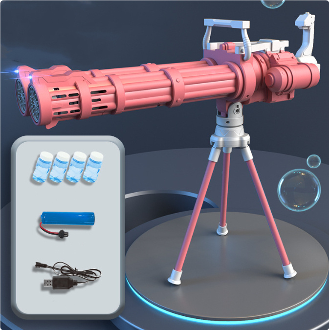 Super Big Double-Tube Bubble Gun Machine Outdoor Blowing Soap Bubble Maker Toy Automatic Water Toy For Children Birthday Party - Image 34