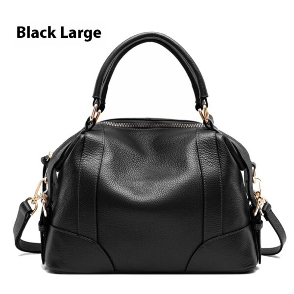 European And American Leather Top Layer Cowhide Bag For Ladies - Image 5
