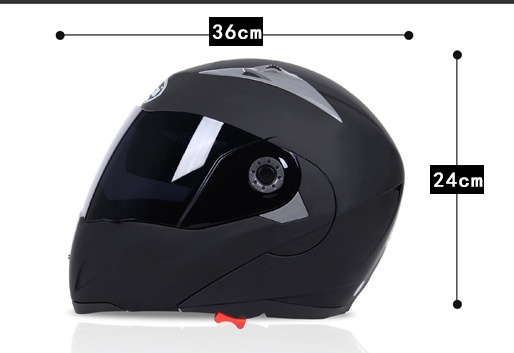 Motorcycle Helmet Half Helmet Anti-fog Sunscreen Double Lens Full Face Helmet - Image 5