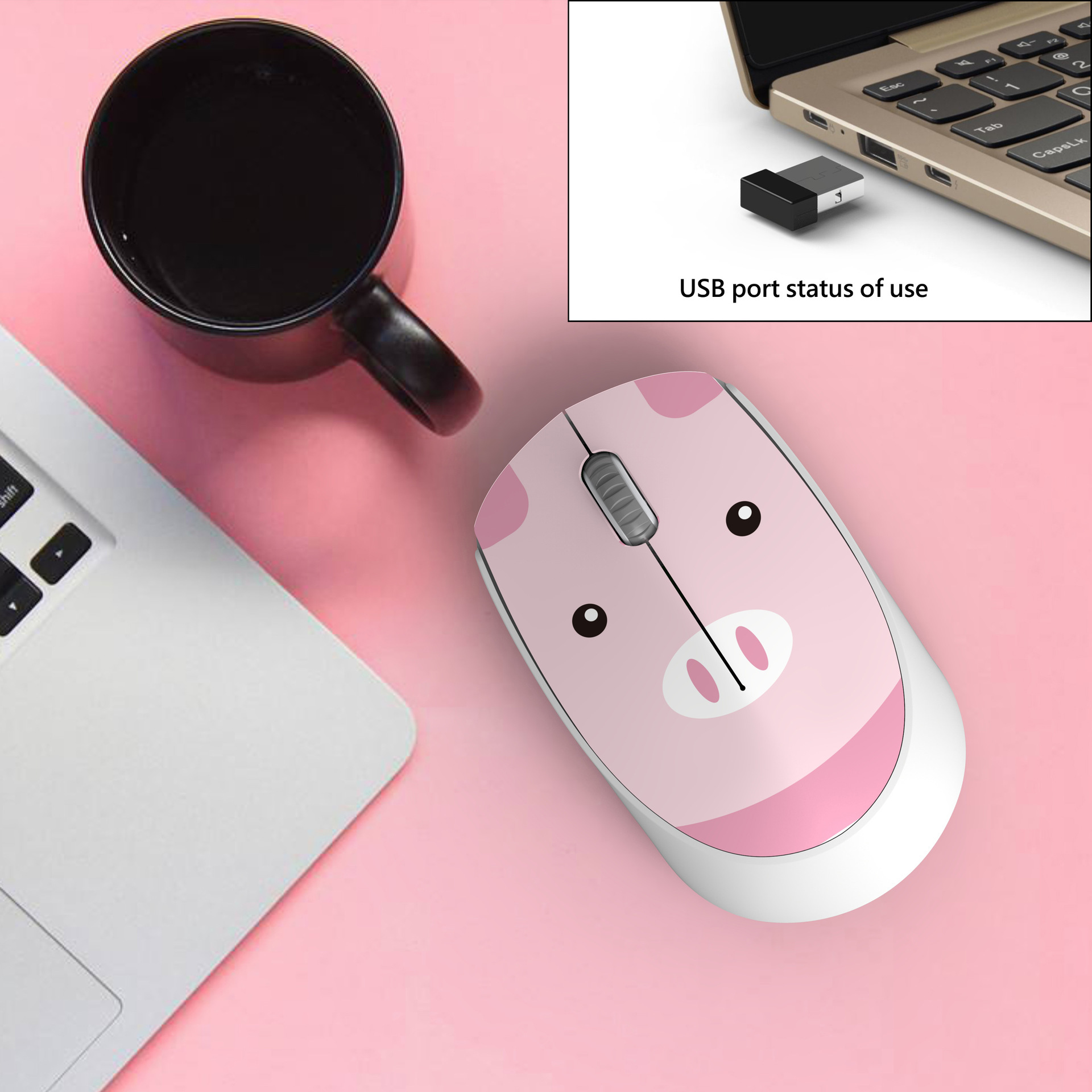 Wireless Cartoon Animal Cute Mini Mouse - Image 3