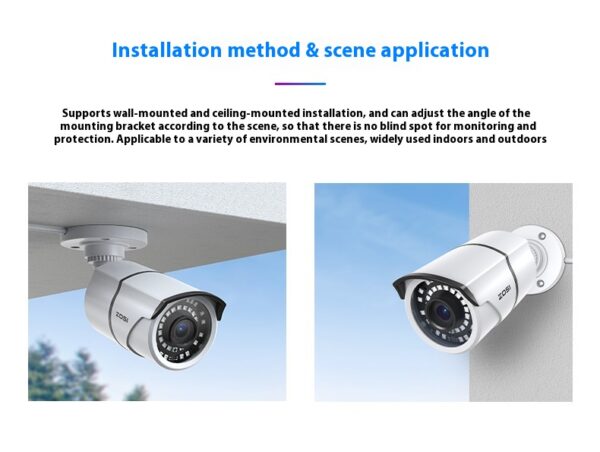 ZOSI Zhou Shi 5 Million HD POE Network Video Recorder Security Remote Outdoor Monitor Suit - Image 10