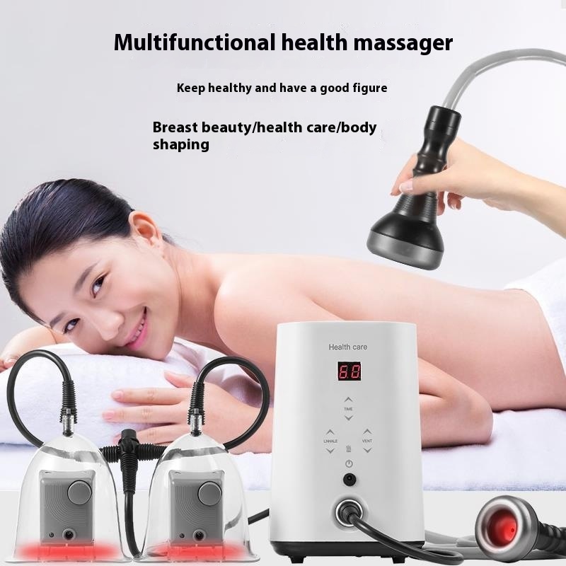 Fever Breast Vacuum Machine Health Commercial Scraping Cupping Chest Massage Instrument - Image 1