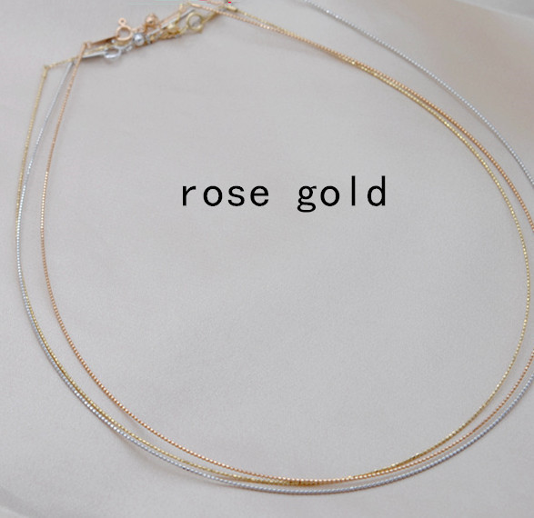Collar Adjustment Chain 18K Gold Necklace Sleeve Chain Empty Holder DIY Accessories - Image 5