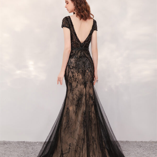Atmospheric Fishtail Host Long Dress - Image 2