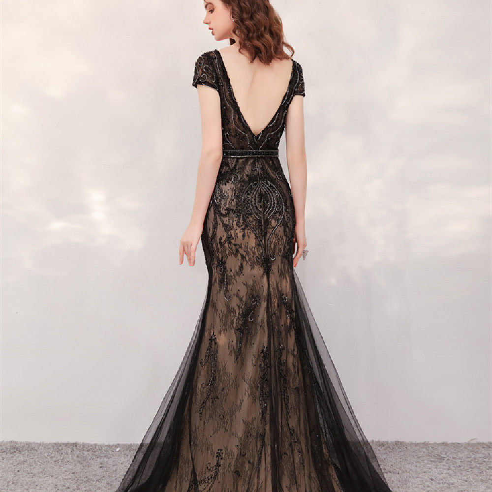 Atmospheric Fishtail Host Long Dress - Image 2