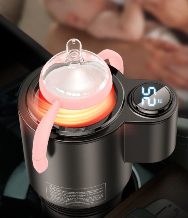 USAMS US-ZB160 Digital Display Smart Car Heating Cooling Cup Car Accessories - Image 7