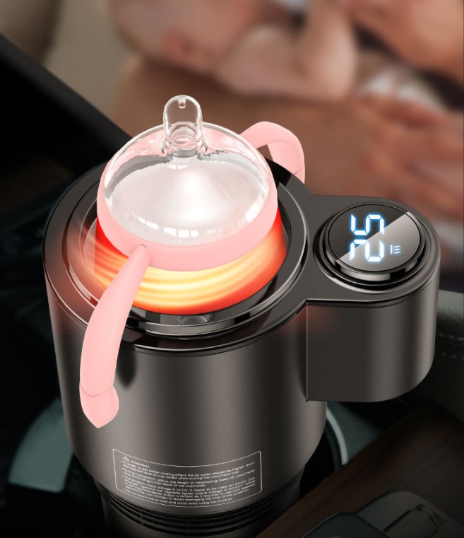 USAMS US-ZB160 Digital Display Smart Car Heating Cooling Cup Car Accessories - Image 7