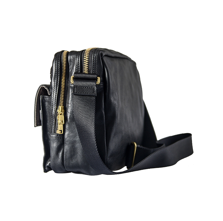 Handmade Top Layer Cowhide Japanese Street Casual Shoulder Bag - Image 5