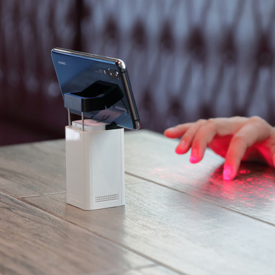LEING FST Virtual Laser Keyboard Bluetooth Wireless Projector Phone Keyboard For Computer Pad Laptop With Mouse Function - Image 7
