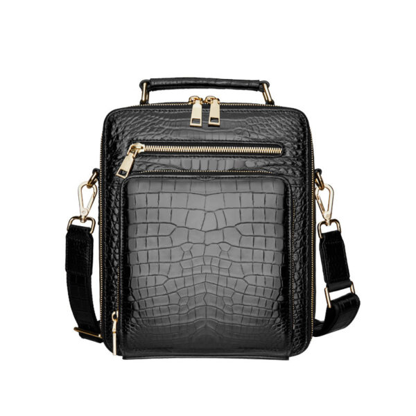 New Fashion Personalized Leather Men's Handbag - Image 12