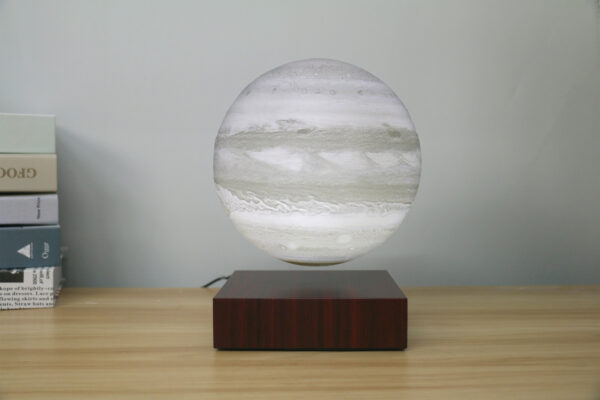 Levitating Earth Jupiter Lamp Magnetic Floating LED Night Light - Image 2