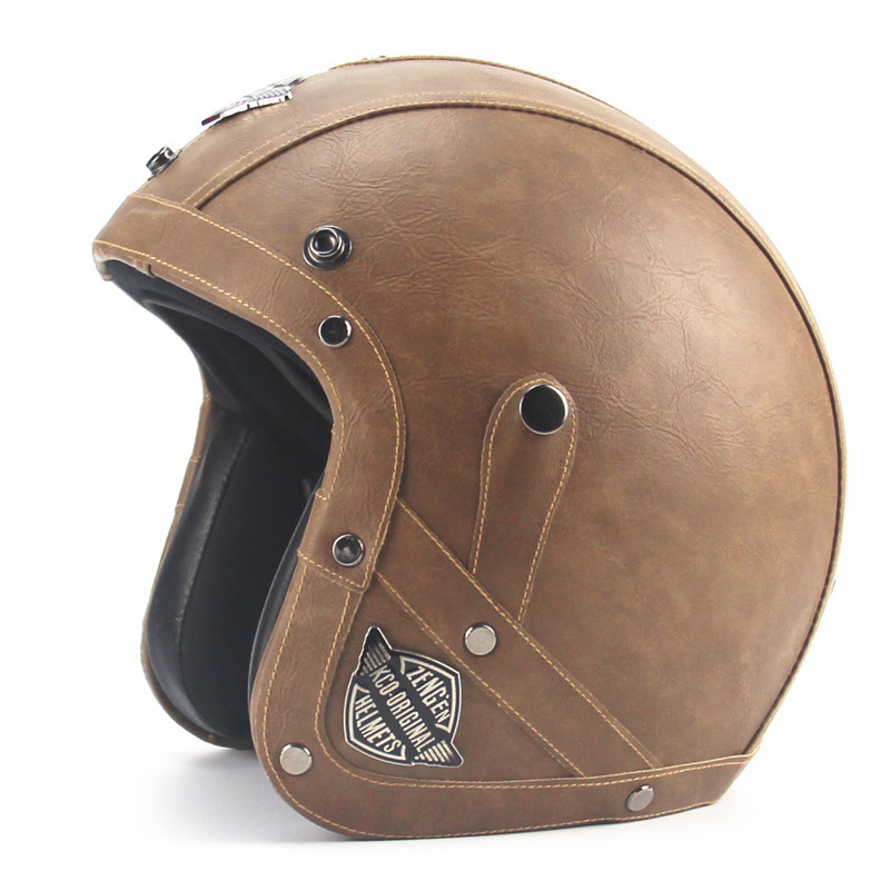 Retro 34 Motorcycle Helmet - Image 1
