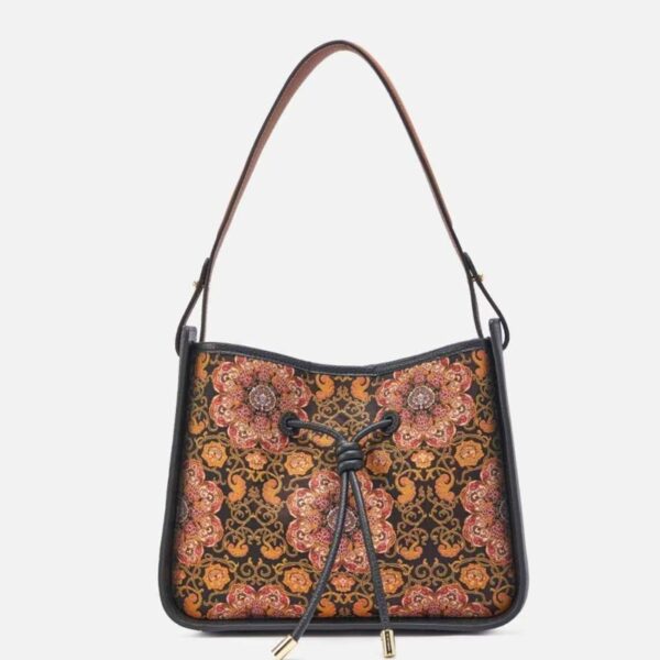 Light Luxury National Style Genuine Leather Underarm Bag Large Capacity - Image 4