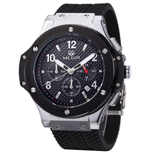 Watches Men Luxury Quartz Wrist Watch Male Sports Military Chronograph Watches - Image 12