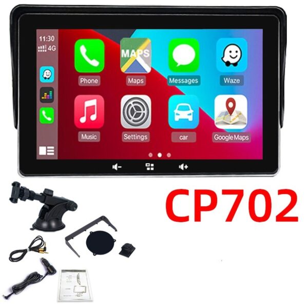 7 Car Wireless CarPlay Display Cigarette Lighter Interface Suction Cup Universal - Image 19