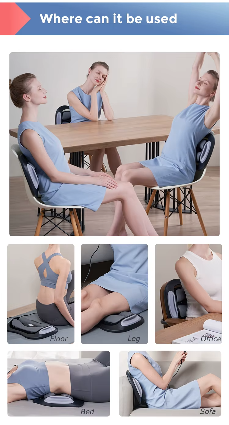 Constant Temperature Heat Therapy Multi-Frequency Vibration Stretch Simple Operation Electric Lumbar Traction Device - Image 14