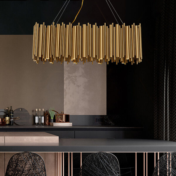 Postmodern Style Villa Duplex Modern Simple Atmosphere Light Luxury Lamps - Image 6