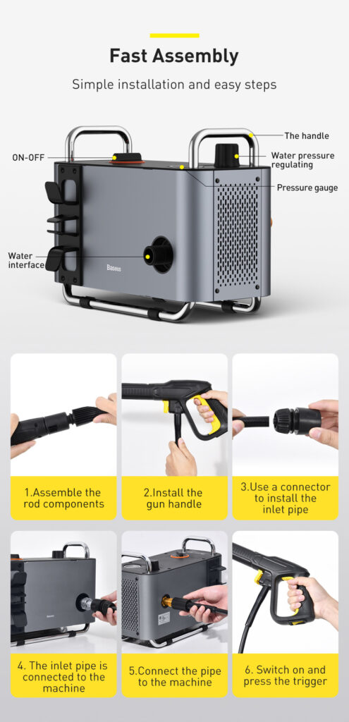 F1 Car Pressure Washer CN Outlet Pipe X10m