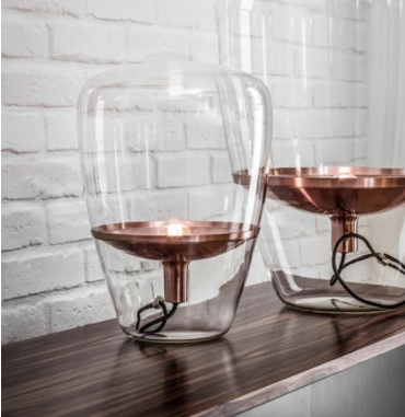 Scandinavian Minimalist Living Room Glass Table Lamp Modern Light Luxury Corner Table Desk Bedside Lamp Bedroom Bedside Creative Lamps - Image 3