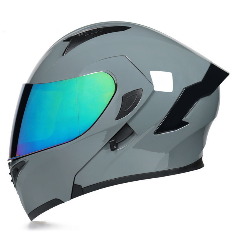 Half Helmet Helmet Personality Winter Locomotive Gray - Image 13
