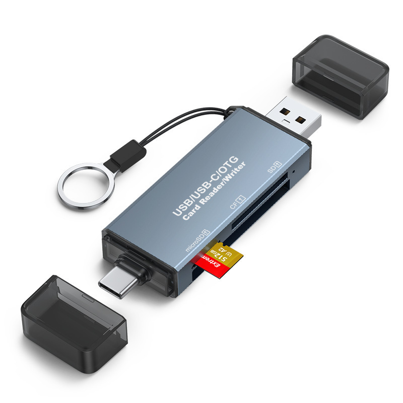 Cf Card Reader SD Car USB Three-in-one - Image 3