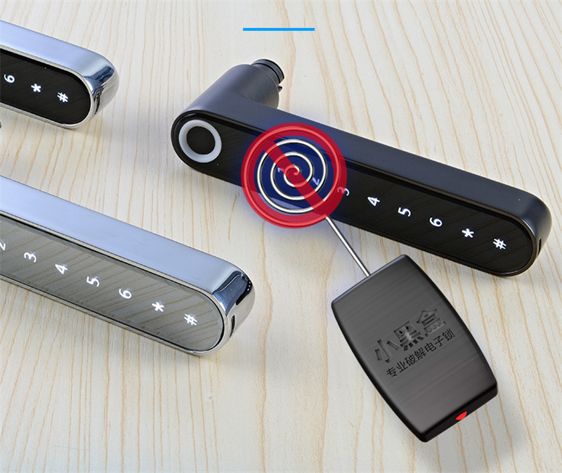 Smart Lock Fingerprint Password Electric Digital Lock  Alloy Keyless Security Door Handle For Home - Image 7