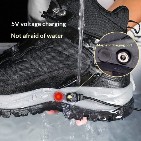 Electric-heated Thermal Cotton Shoes For Winterkeep Your Feet Warm While You Walk - Image 4