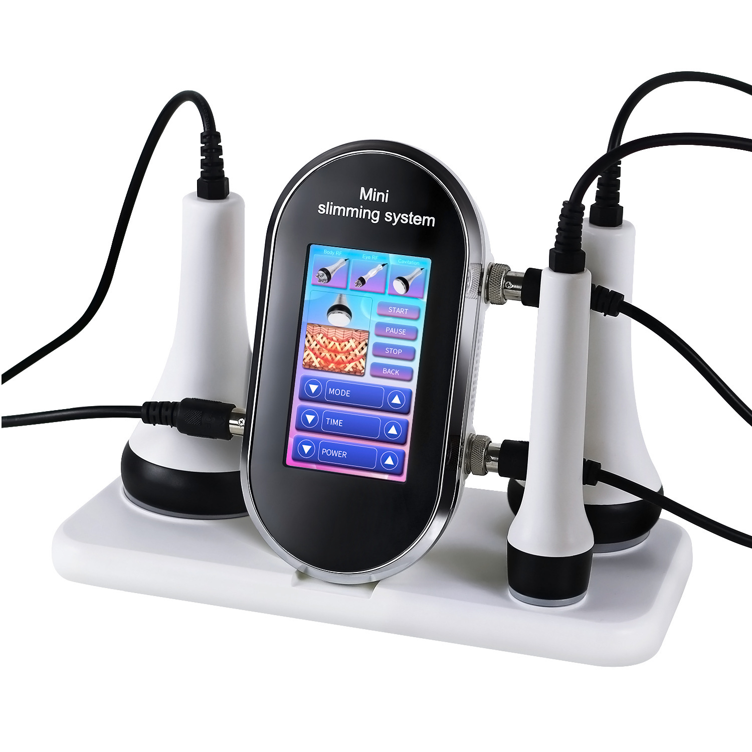 Ultrasonic Burst Fat Instrument Weight Loss Plastic Color Light RF Beauty Instrument - Image 1