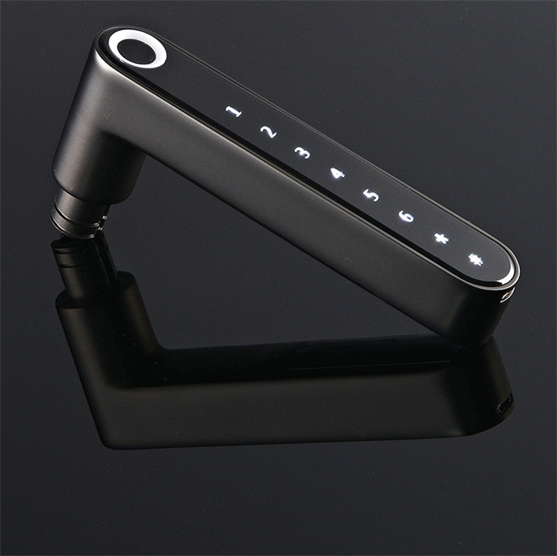 Smart Lock Fingerprint Password Electric Digital Lock  Alloy Keyless Security Door Handle For Home - Image 9