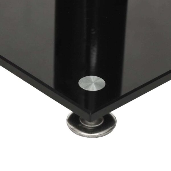 Speaker Stands, 2 pcs., Tempered Glass, 1 Column - Image 6