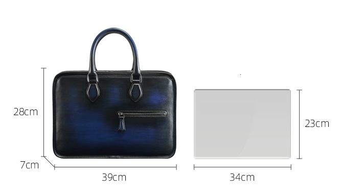 Hand-rubbed Vintage Business Bag - Image 21