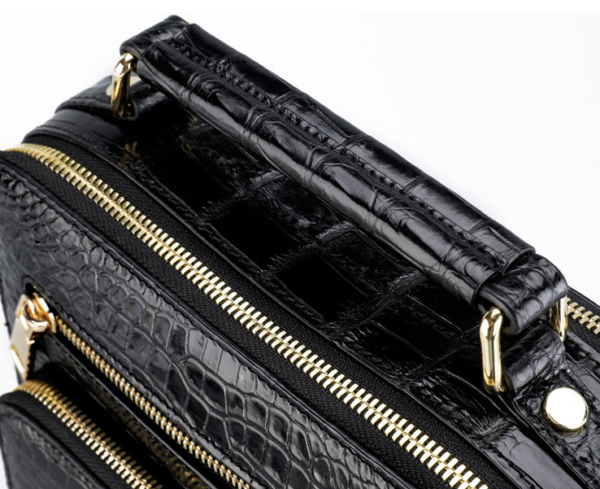 New Fashion Personalized Leather Men's Handbag - Image 8