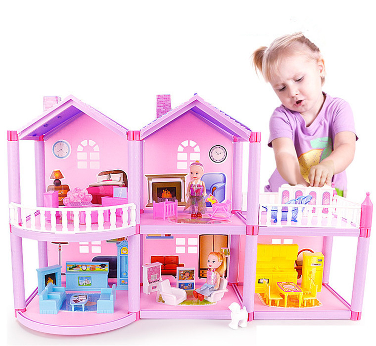 House Doll House Villa DIY Assembled House - Image 1