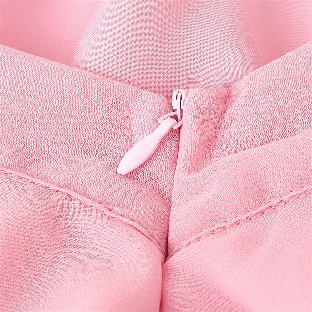 Decorative Chiffon Sling Dress Women - Image 12