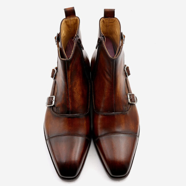 Men's Handmade Leather Breathable Casual Shoes - Image 15