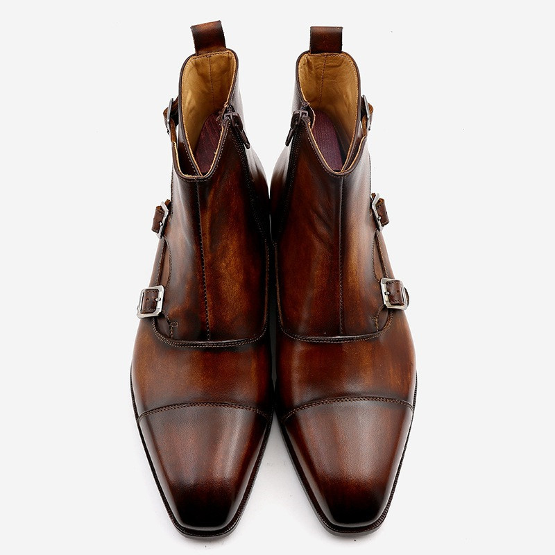 Men's Handmade Leather Breathable Casual Shoes