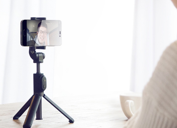 Compatible with Apple, Bracket type selfie stick Bluetooth remote control mini portable with tripod - Image 4