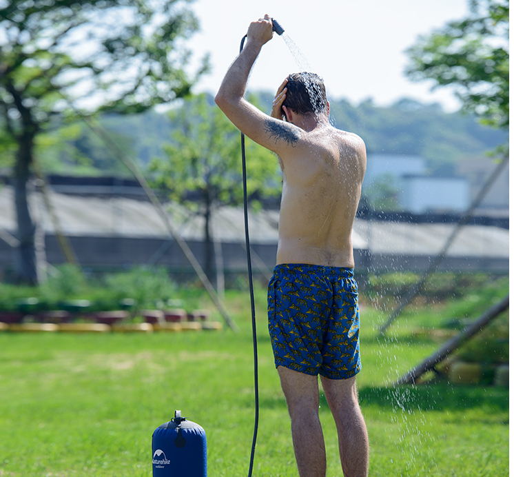 Outdoor Shower Bag Camping Folding Shower - Image 9