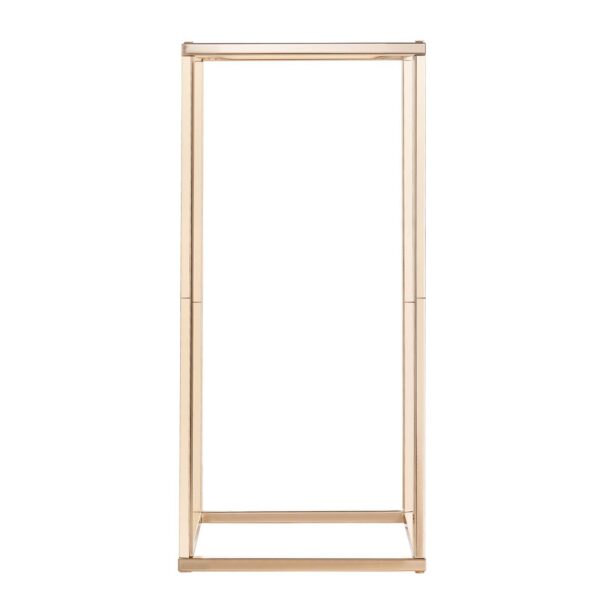 Wedding Flower Stand, 10PCS 23.62-inch Column Flower Stand, Floral Stands With Metal Laminate, Gold Rectangular Floral Display Rack For Wedding, Party, Birthday, Home,  Gold Centerpiece Stands - Image 6