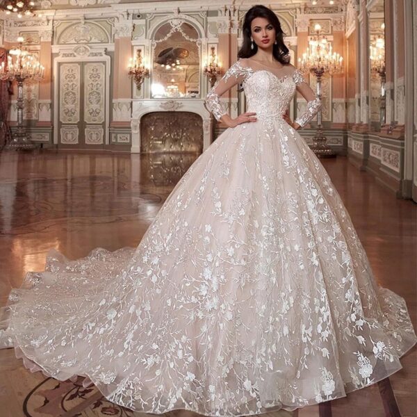 Wedding Gown Bridal Lace Dresses - Image 6