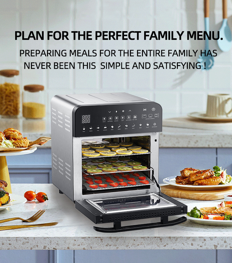 Stainless Steel Double Heating Air Oven - Image 5