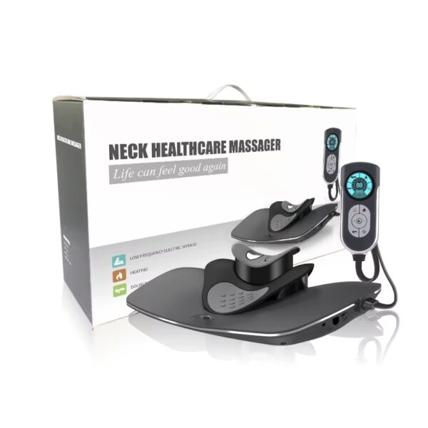 Electric Heat Therapy Massage Products Cervical Massager Traction Machine Pillow For Neck And Shoulder Massage - Image 2