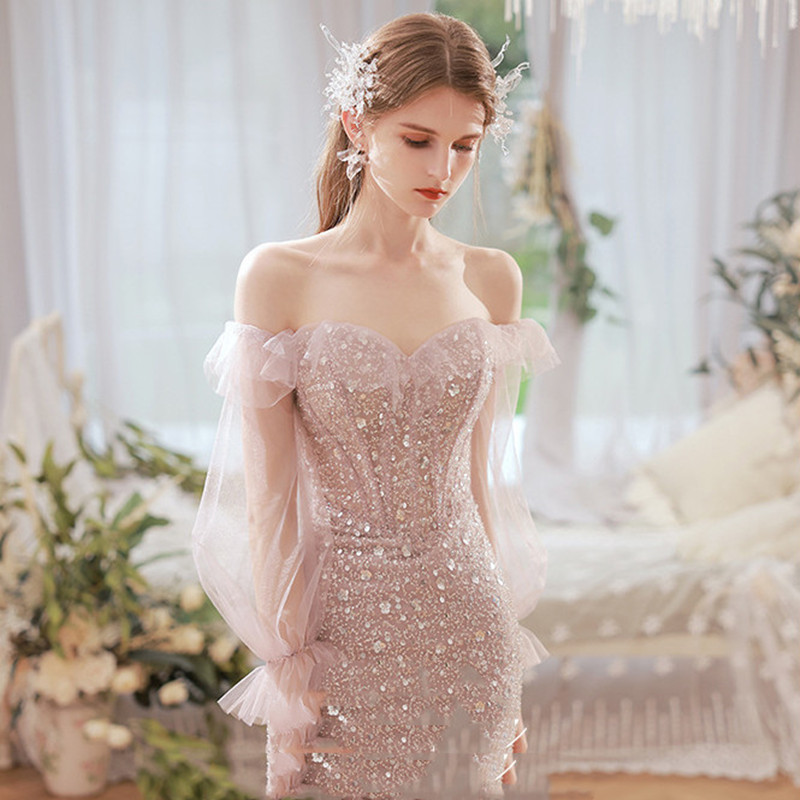 Dress Bride Wedding Toast Dinner - Image 1
