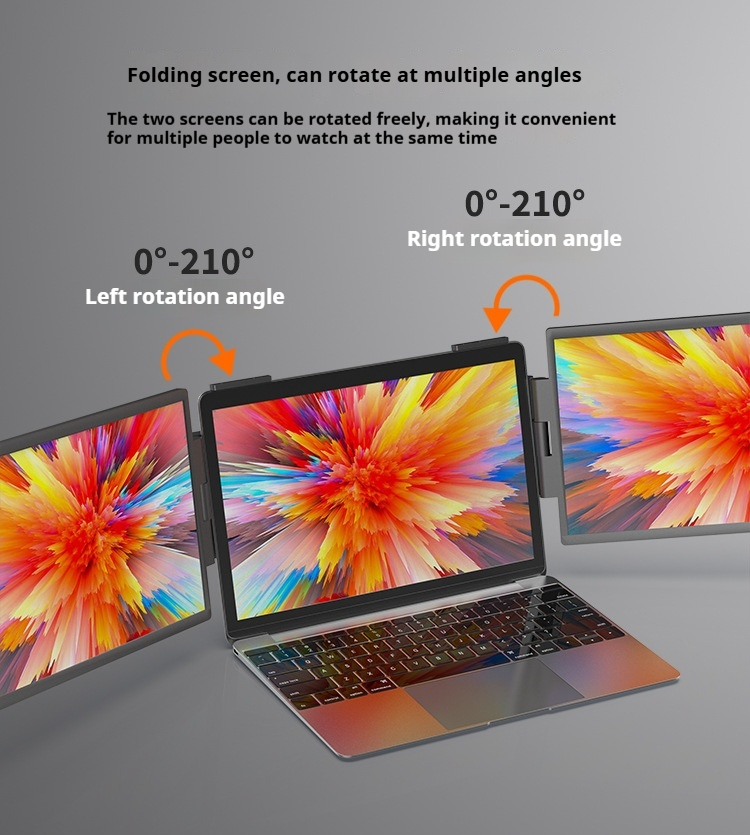 14-inch Dual-screen Portable Monitor Laptop With Wall-mounted External Expansion Screen Dual-screen Portable Screen - Image 6
